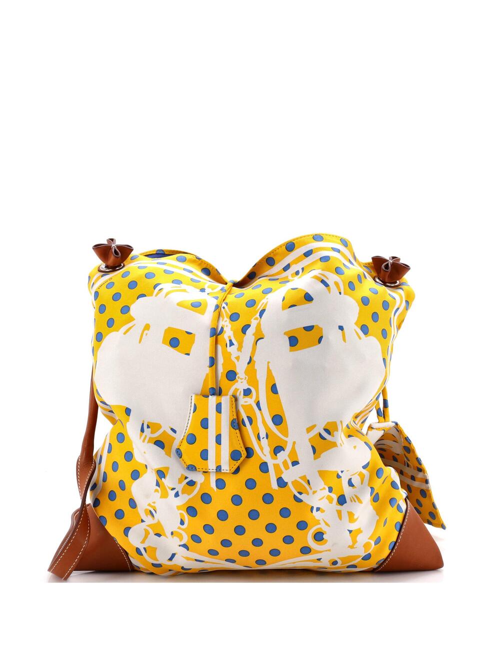 Hermes Silky City Bag Printed Silk And #296618H13B